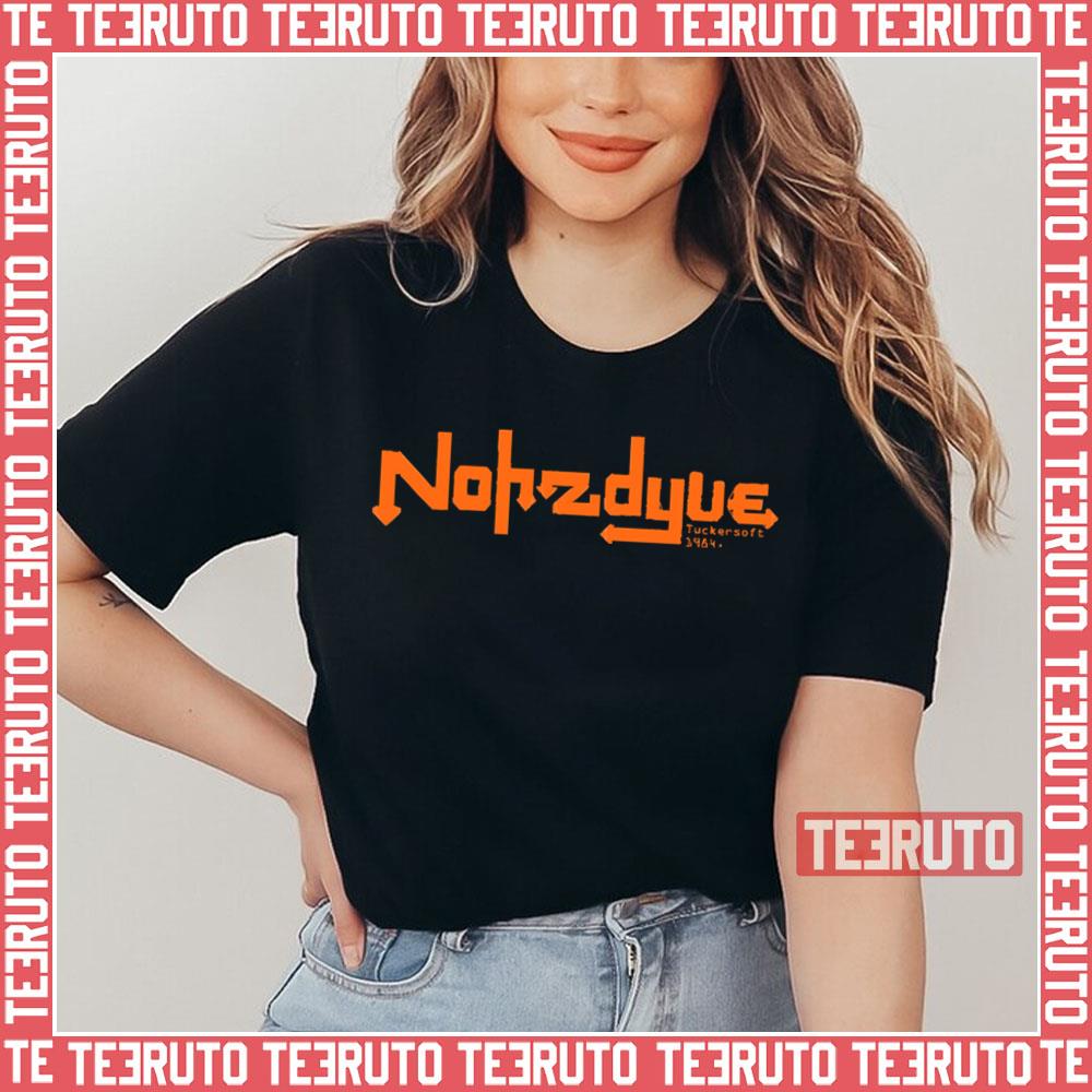 Nohzdyve Orange Logo Black Mirror Unisex T-Shirt
