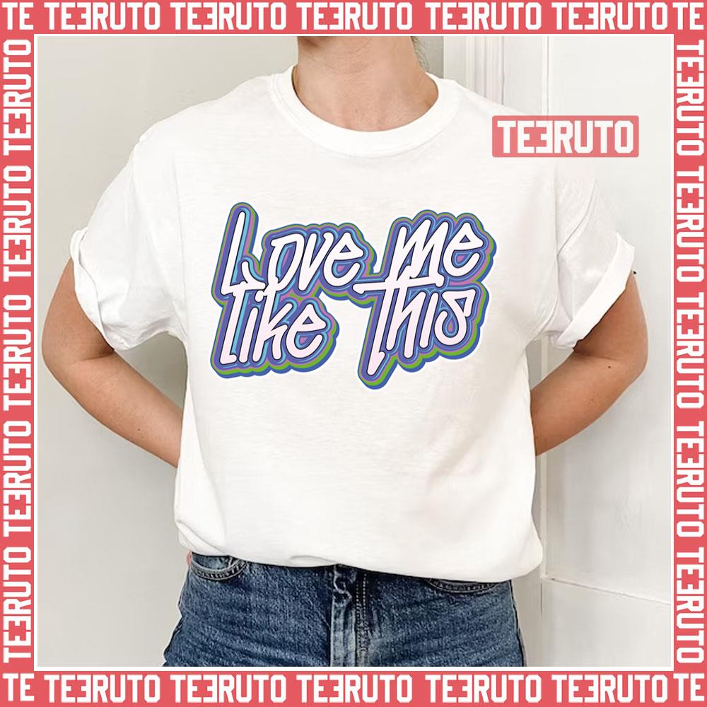 Nswer Love Me Like This Song Grafitti Text Nmixx Band Unisex T-Shirt