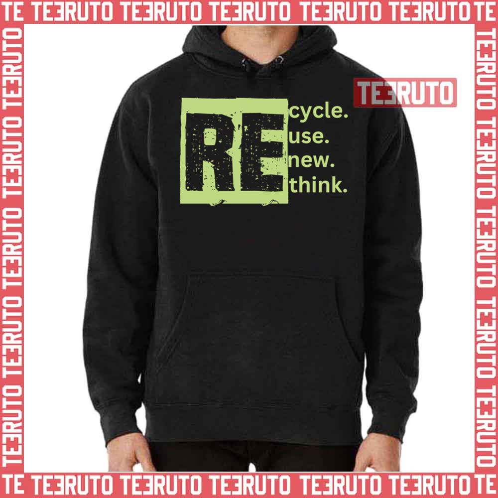 Offensive Walmar Recycle Reuse Renew Rethink Unisex Hoodie