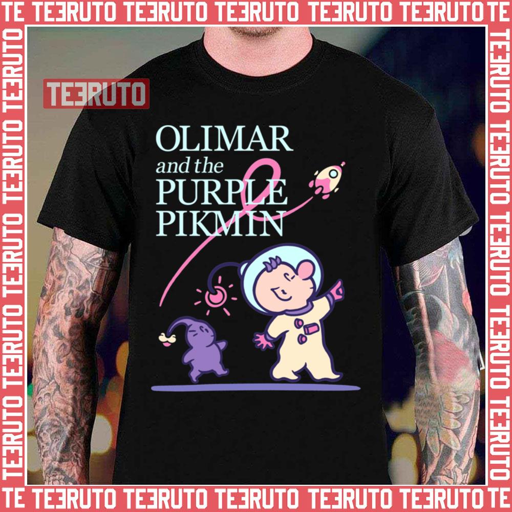 Olimar And The Purple Pikmin Unisex T-Shirt
