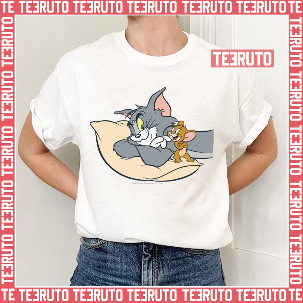 On Pillow Tom And Jerry Unisex T-Shirt