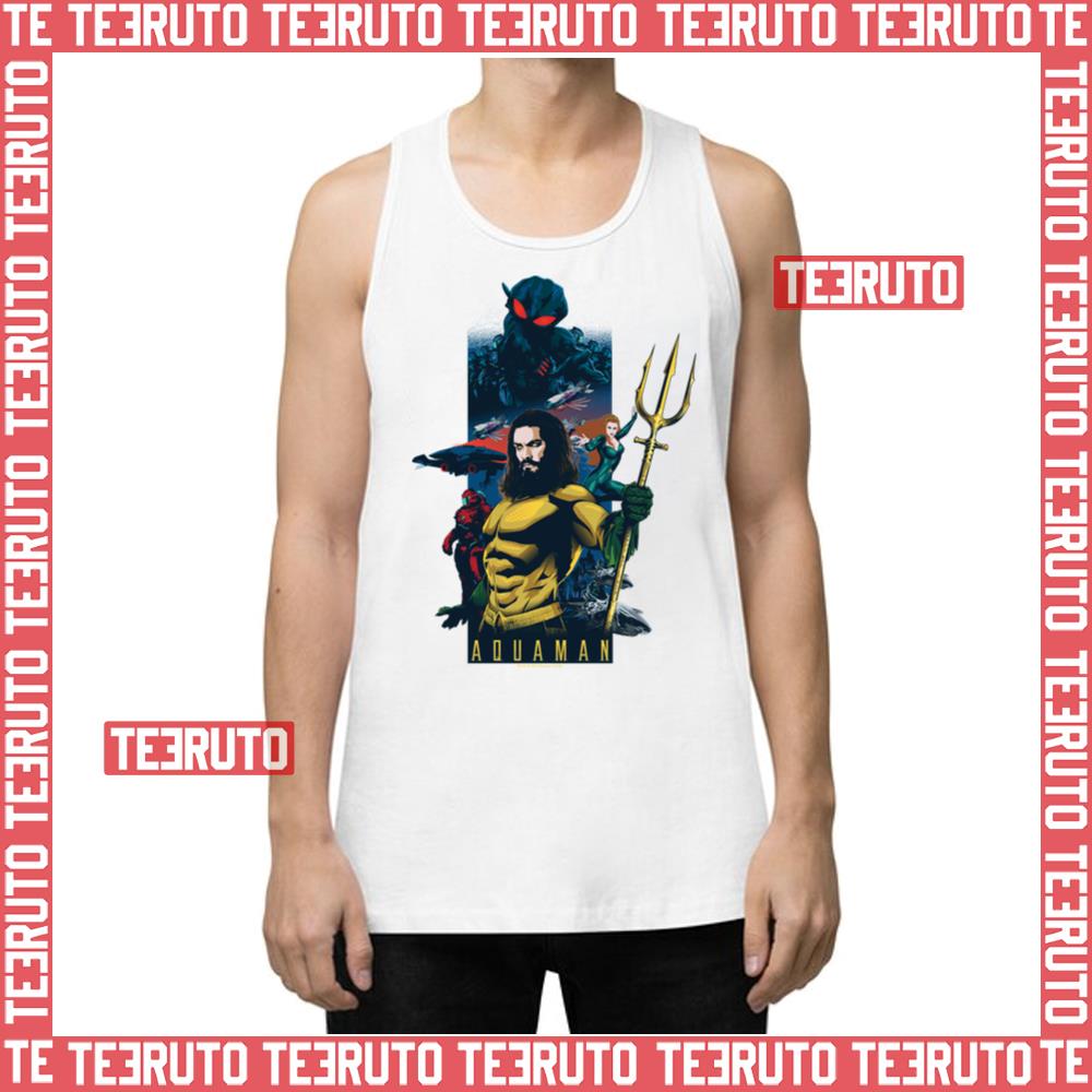 Orin Mera And Black Manta Graphic Aquaman Unisex Tank Top
