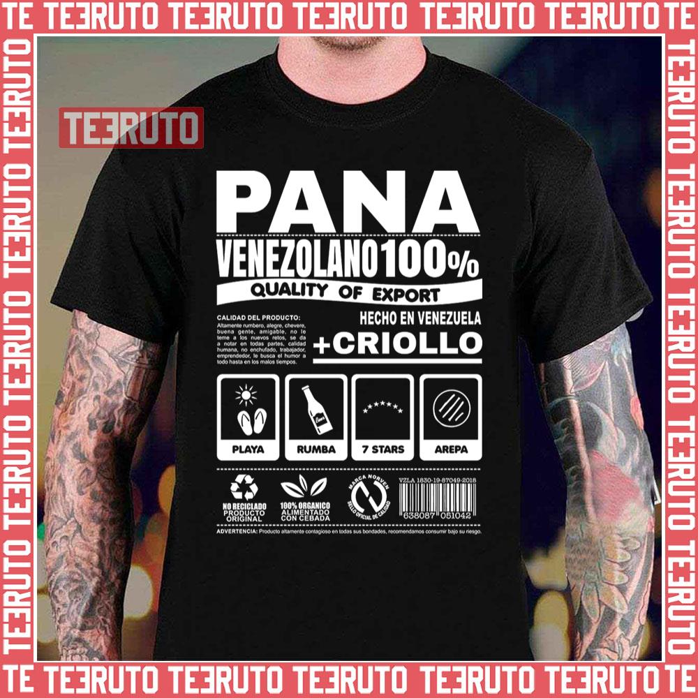 Pana Venezolano Funny Venezuela Unisex T-Shirt