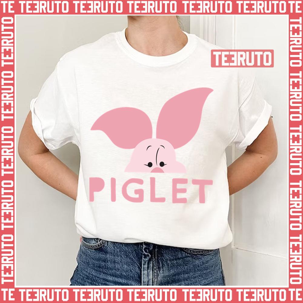 Peek A Boo Piglet Winnie The Pooh Unisex T-Shirt