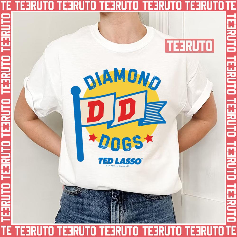 Pennant Graphic Ted Lasso Diamond Dogs Unisex T-Shirt