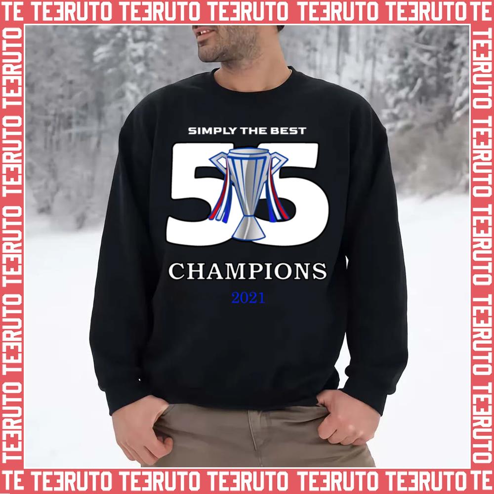 Rangers 55th Champions 2021 Unisex Sweatshirt