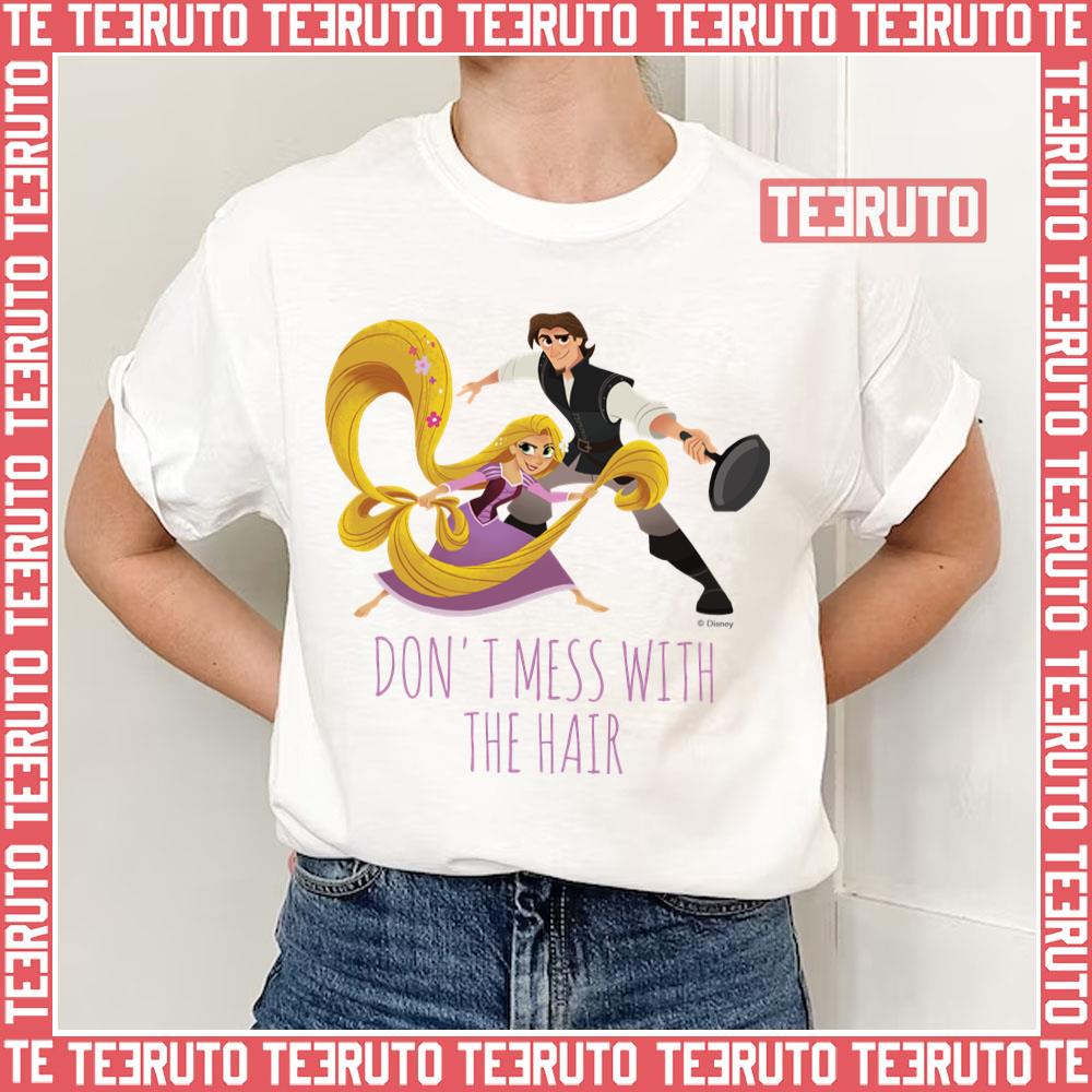 Rapunzel & Eugene Don’t Mess With The Hair Unisex T-Shirt