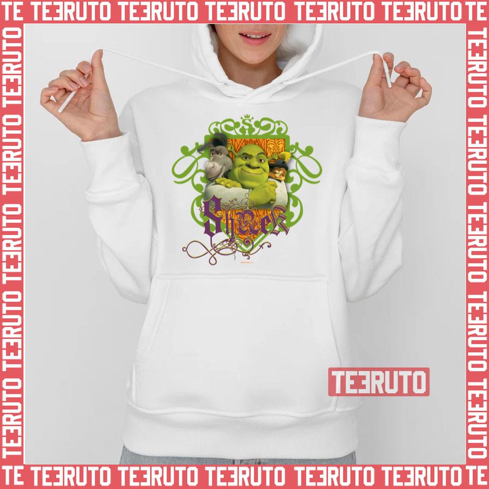 Shrek Group Crest Unisex T-Shirt - Teeruto