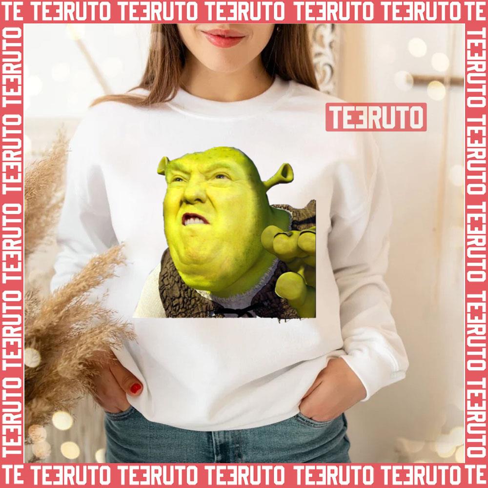 Shrek? Te noto distinto(shrek + asno.png, shrek wazowski y shrek trump)