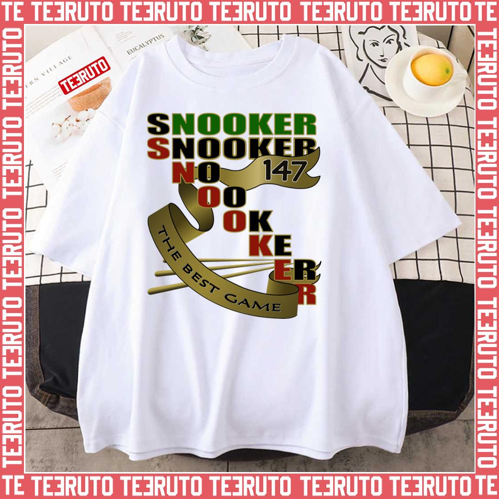 Snooker Carom Pool Billiards Unisex T-Shirt