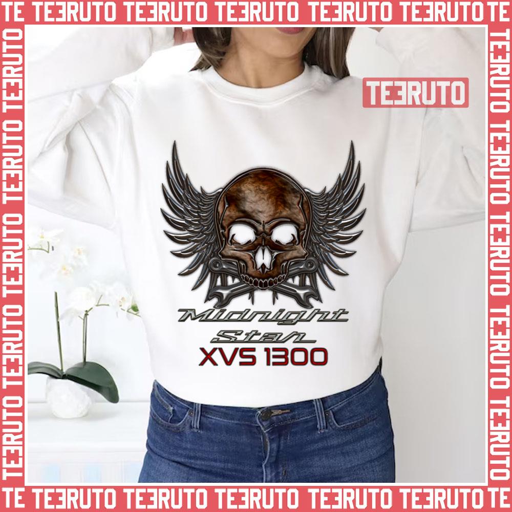 Star Skull Midnight Music Retro Unisex Sweatshirt