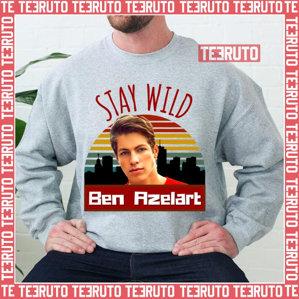 Stay Wild Ben Azelart Sunset Design Unisex Sweatshirt