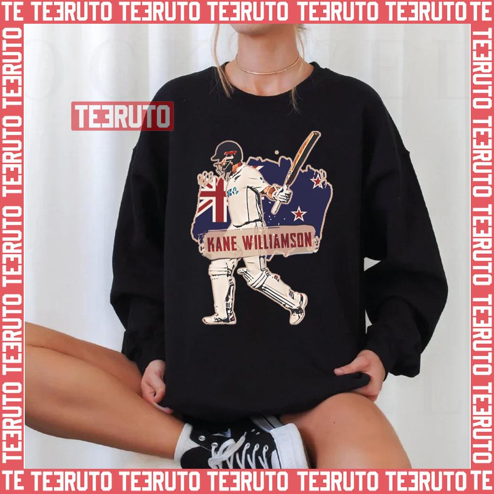 T20 World Cup Kane Williamson Batsman New Zealand T20 Cricket Retro Unisex Sweatshirt