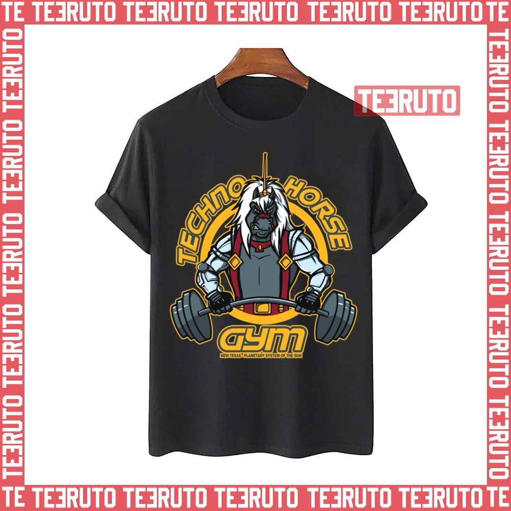 Techno Horse Gym Bravestarr Unisex T-Shirt