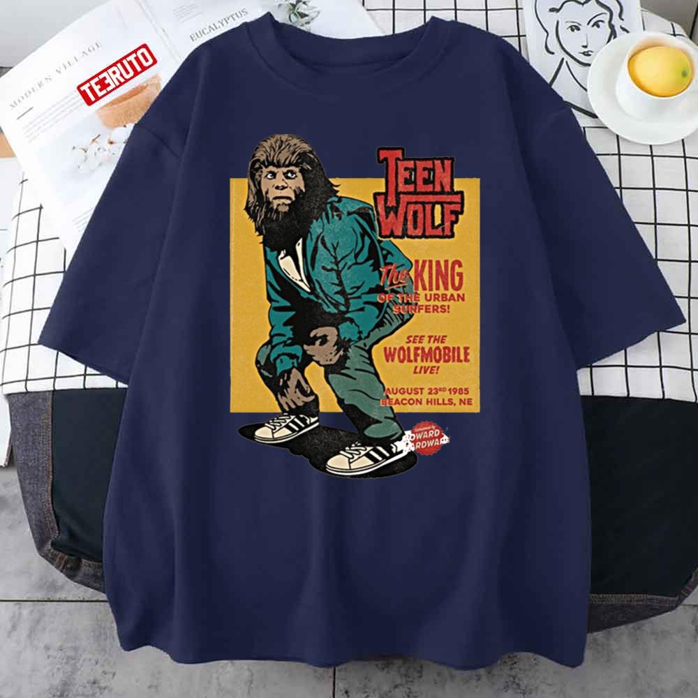 Teen Wolf 80s Cult Skate Board Unisex T-Shirt