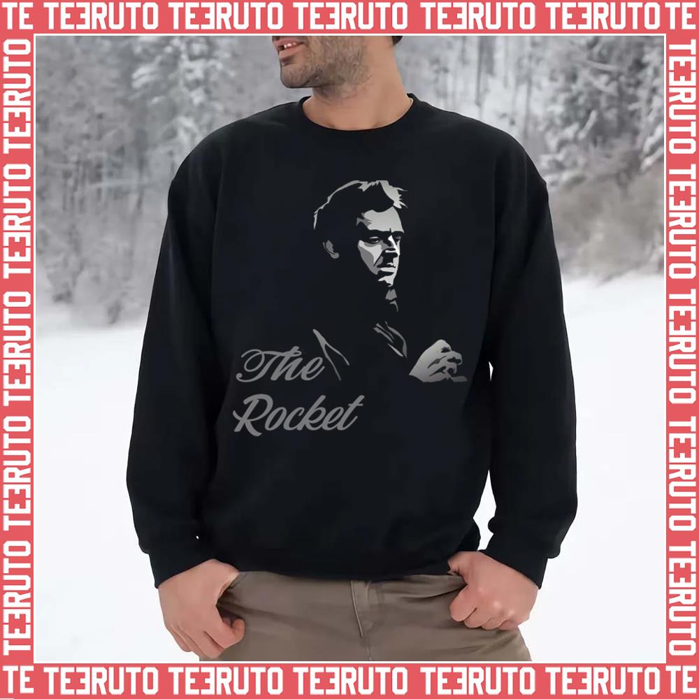 The Rocket Black And White Ronnie O’sullivan Unisex Sweatshirt