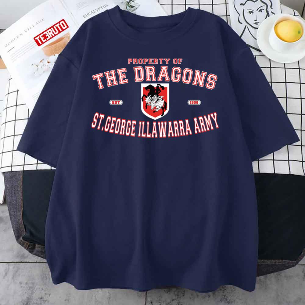 The St George Illawarra Dragons Army Rugby Nrl Unisex T-Shirt