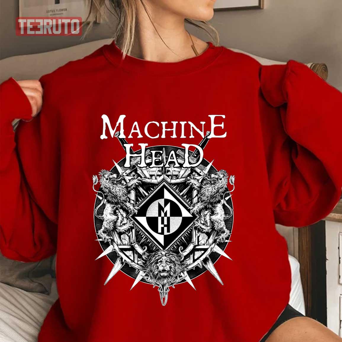 Tour Heavy Metal Logo Music Machine Head Band Unisex T-shirt - Teeruto