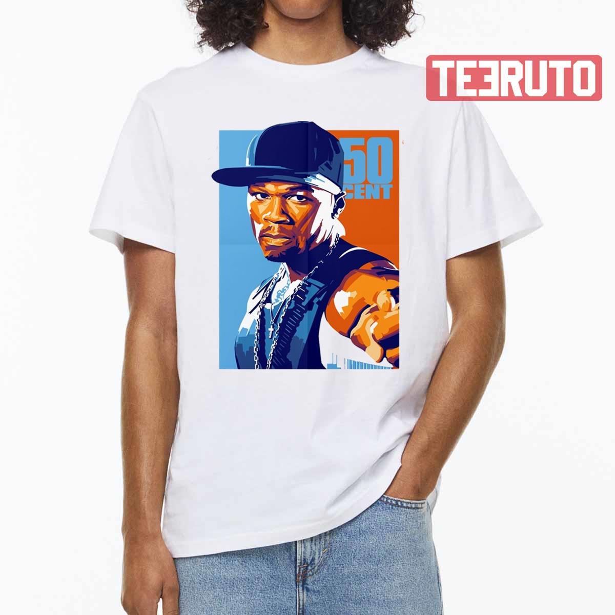 Vector Colored Designs 50 Cent Unisex T-shirt