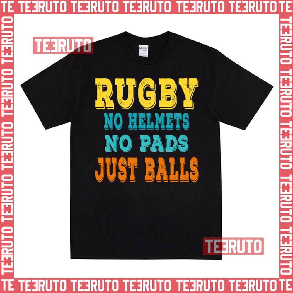 Vintage Rugby No Helmets No Pads Rugby Unisex T-Shirt