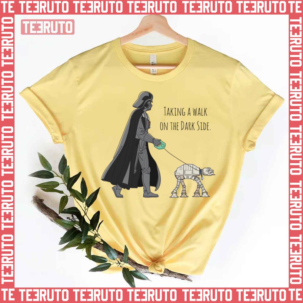 Walking Pet At At Star Wars Darth Vader Unisex T-Shirt