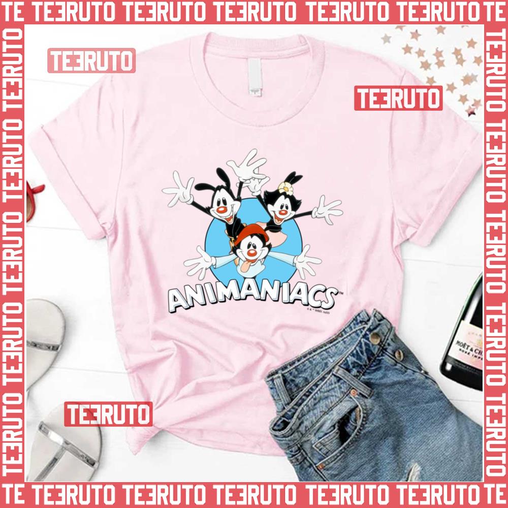 Warner Siblings Arms Wide Graphic Animaniacs Unisex T-Shirt