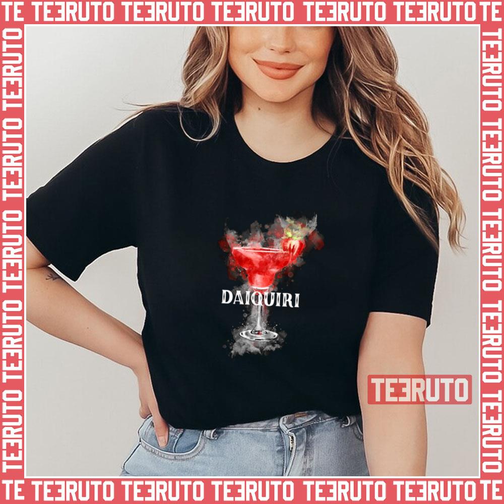 Watercolor Daiquiri Cocktail Graphic Unisex T-Shirt