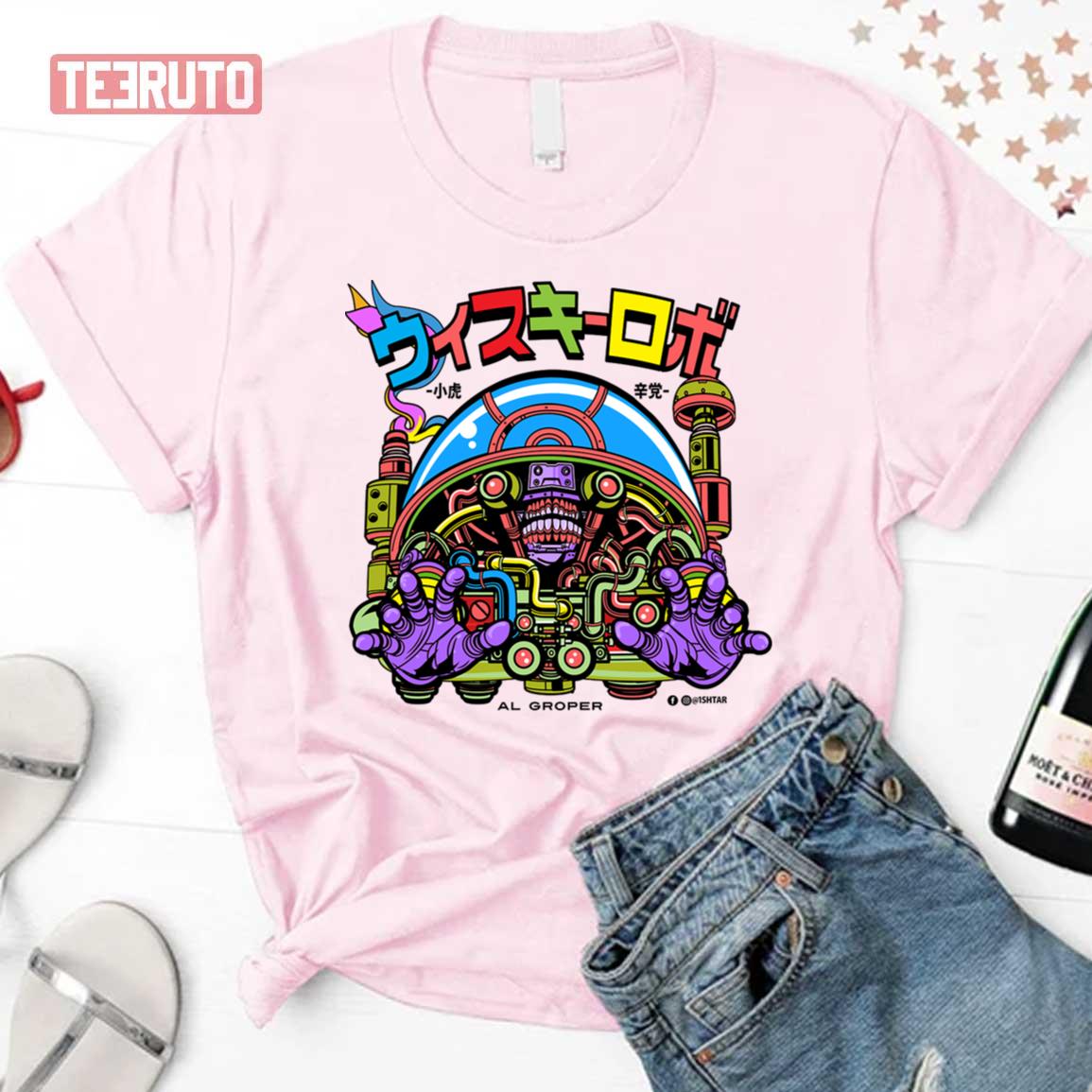 Whiskey Robo Al Groper Unisex T-Shirt