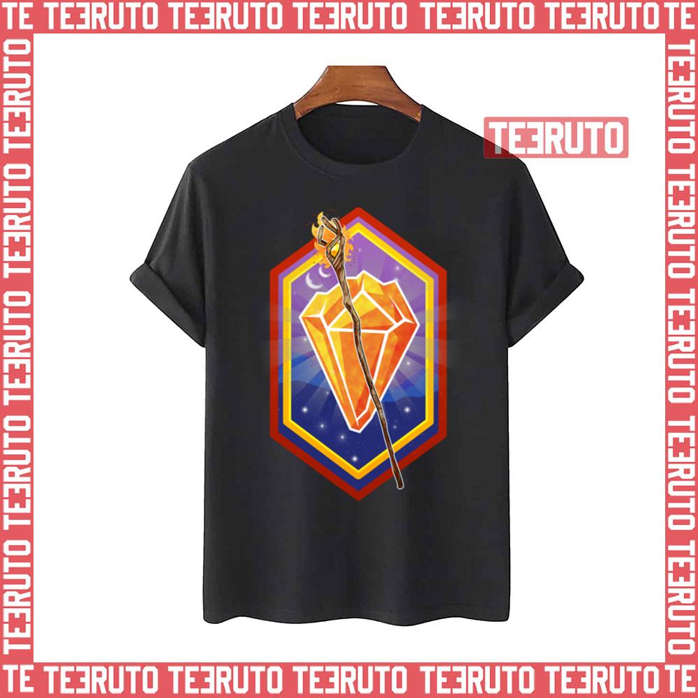 Wizard Staff And Phoenix Gem Onward Movie Unisex T-Shirt