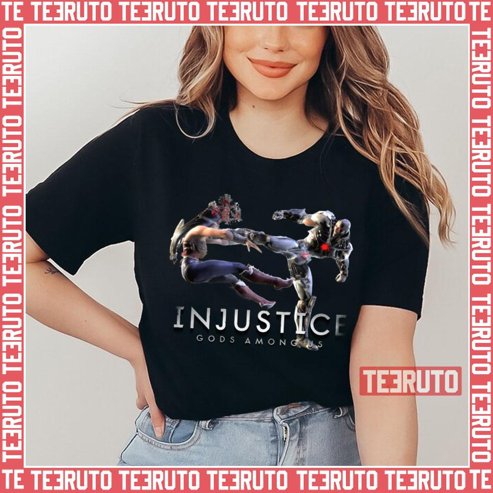 Wonder Woman Vs Cyborg Injustice Unisex T-Shirt