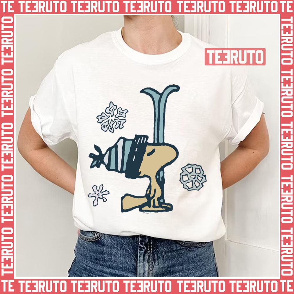 Woodstock Ski Pro Peanuts Unisex T-Shirt