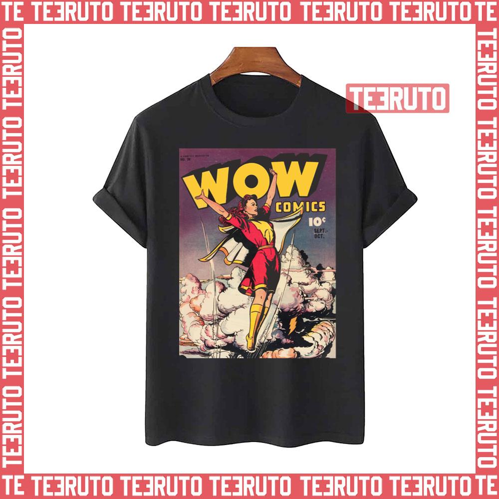 Wow Comics Shazam Mary Marvel Unisex T-Shirt