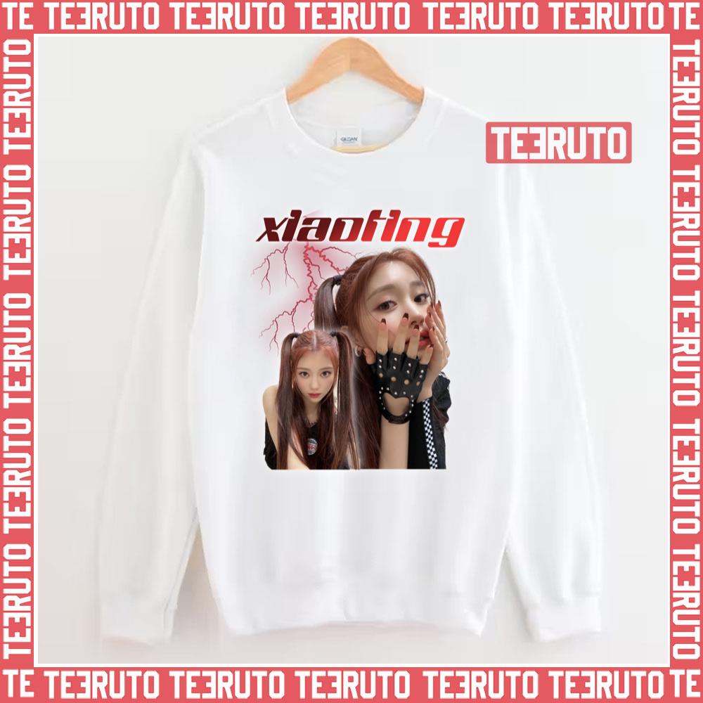 Xiaoting Kep1er Kpop Vintage Lightening Bolt Unisex Sweatshirt