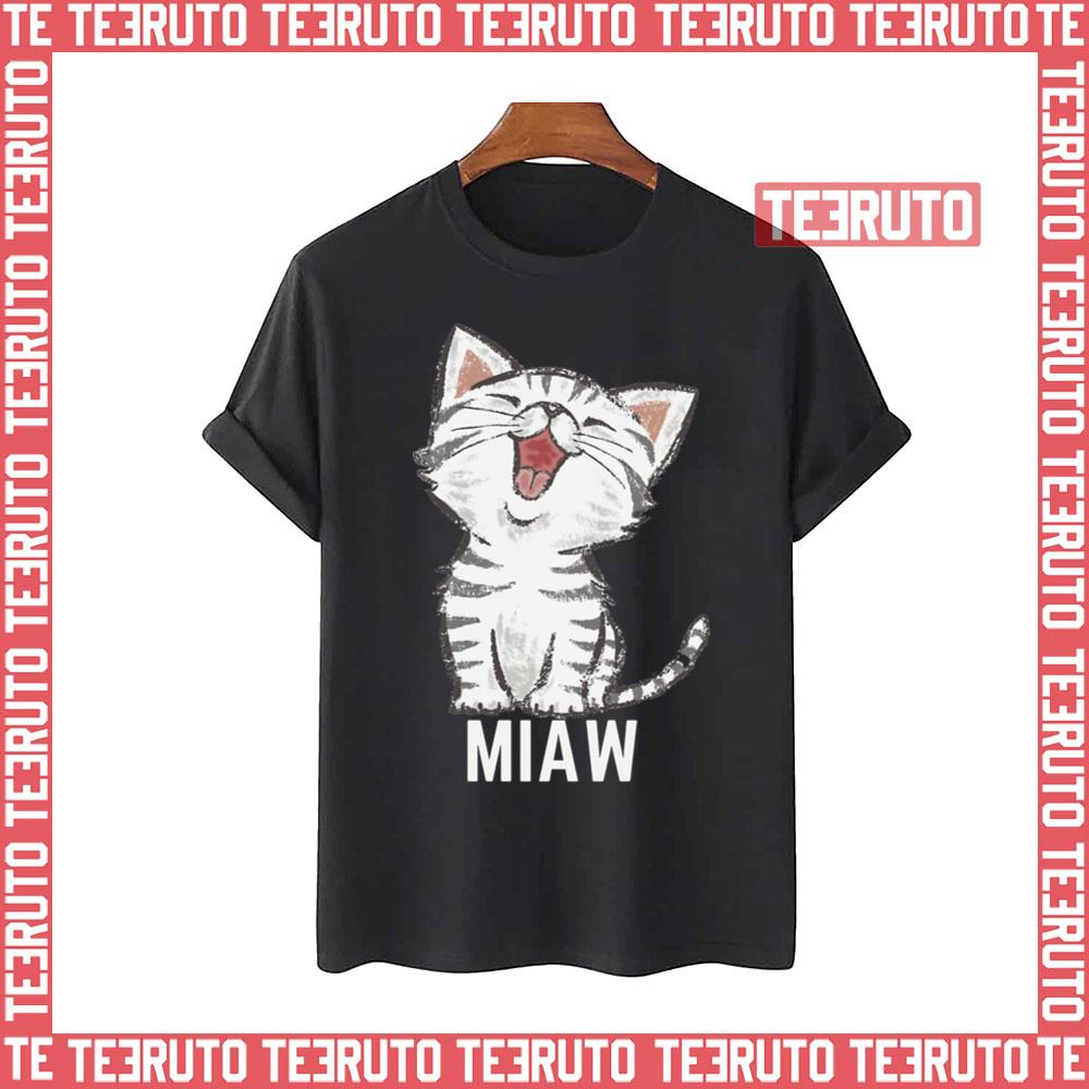 Yawning Cat Miaw Unisex T-Shirt