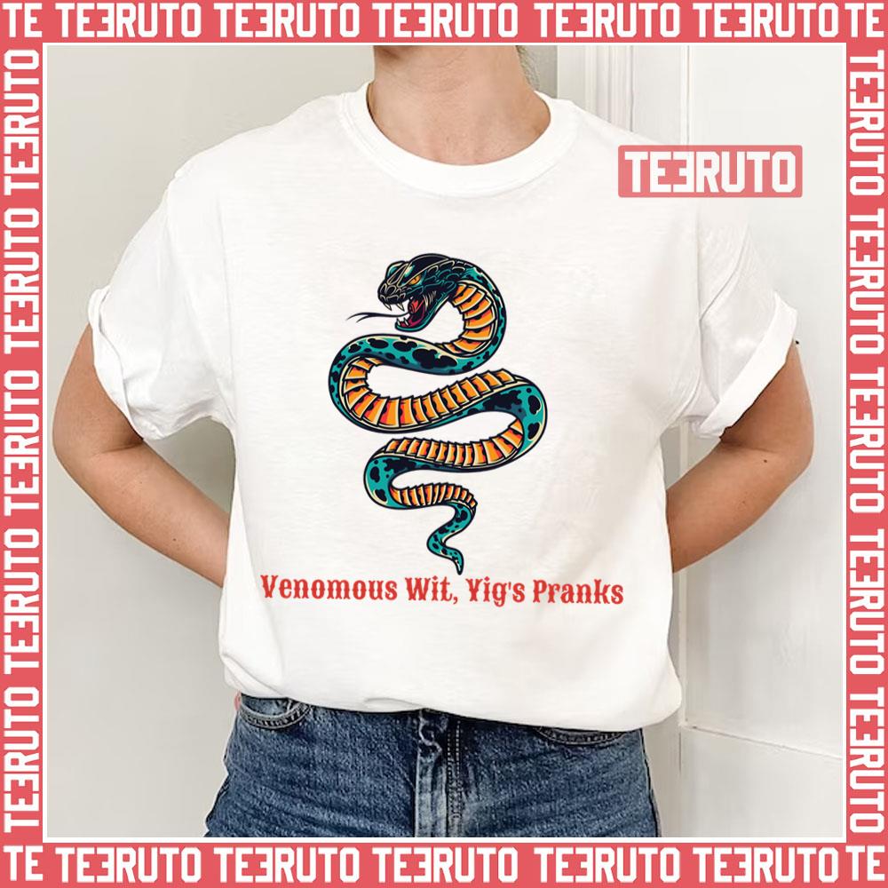 Yig God Of Snakes Funny Venomous Wit Yig Pranks Unisex T-Shirt