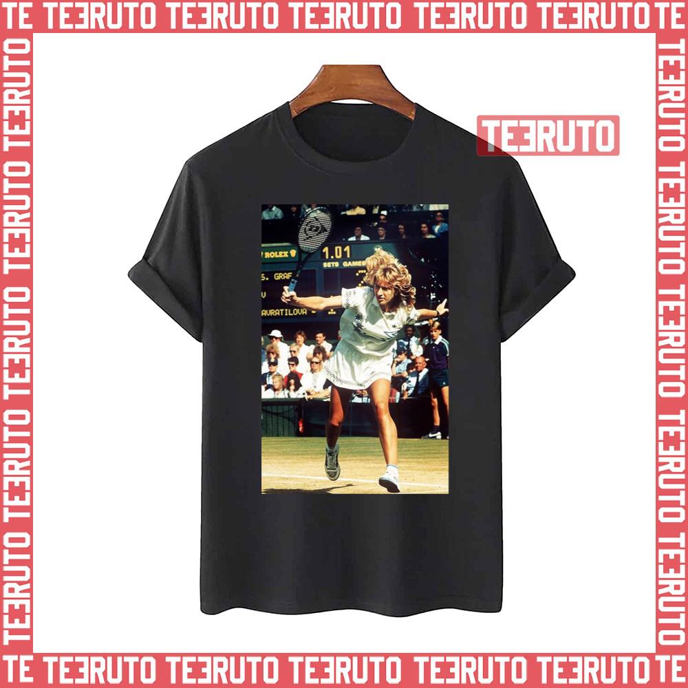 Young Steffi Graf Tennis Player Unisex T-Shirt