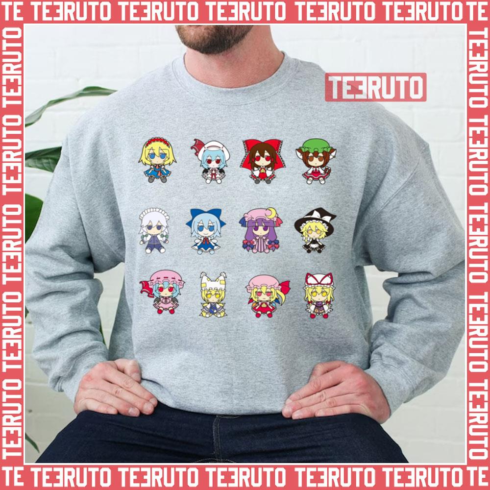 2hu 12 Characters Touhou Project Unisex Sweatshirt