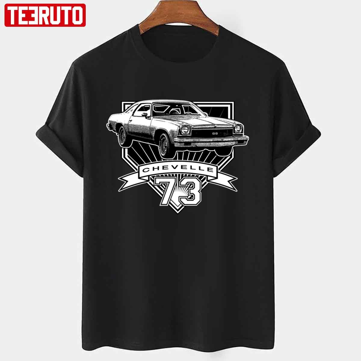 73′ Retro Car 1973 Chevelle Artwork Unisex T-shirt