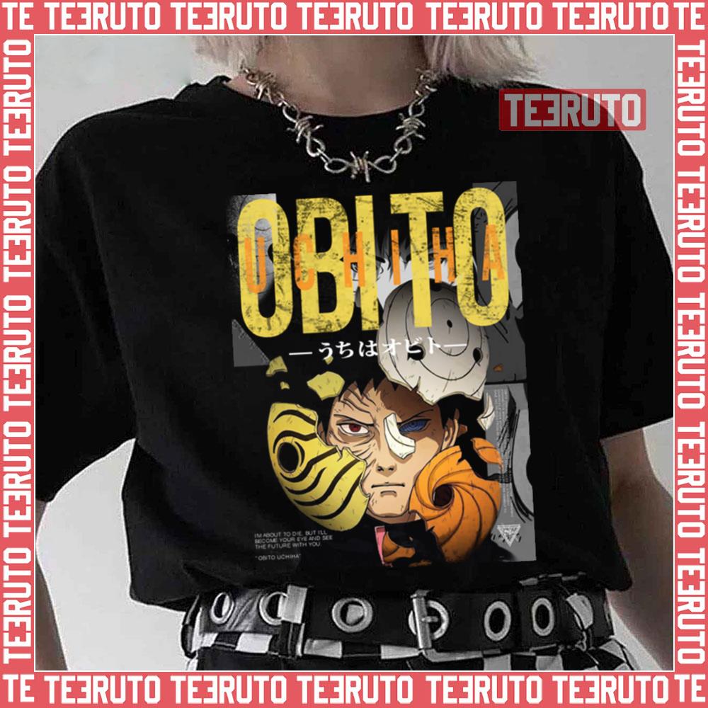 90s Art Obito Uchiha Naruto Shippuden Unisex T-Shirt