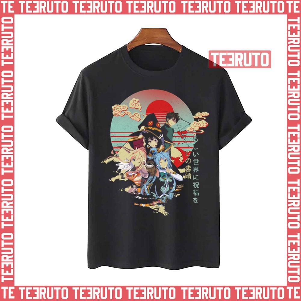 90s Design Konosuba Anime Unisex T-Shirt