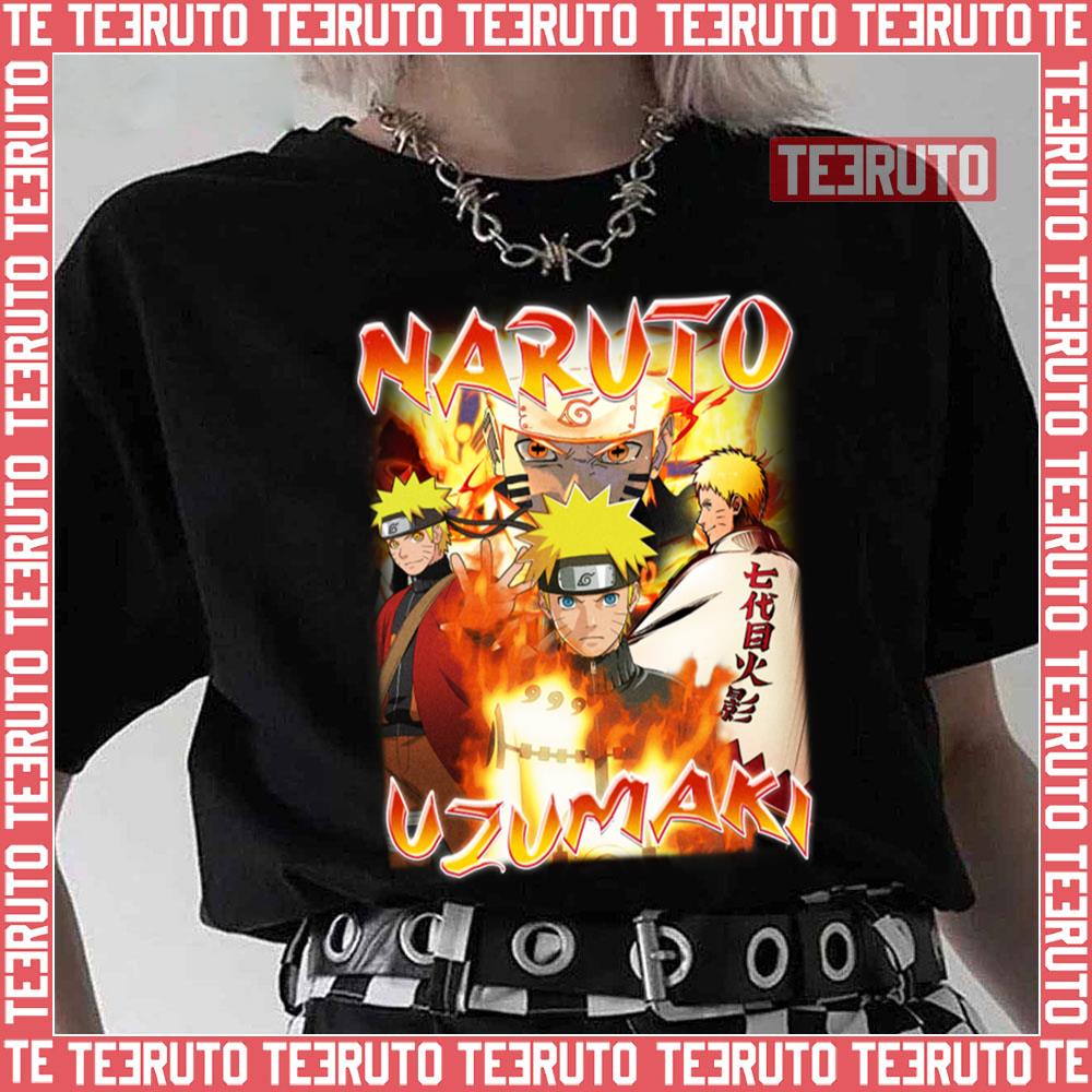 90s Vintage Art Naruto Shippuden Uzumaki Naruto Unisex T-Shirt