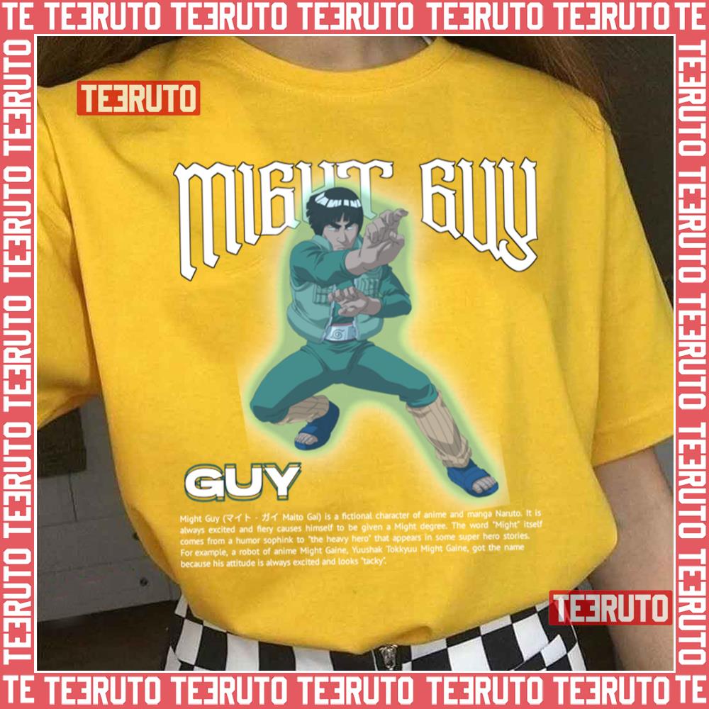 A Character From Naruto Shippuden Might Guy Unisex T-Shirt