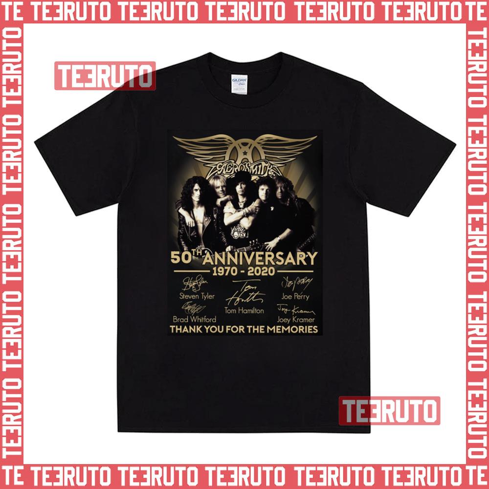 Aerosmith Vintage 50th Anniversary Design Unisex T-Shirt