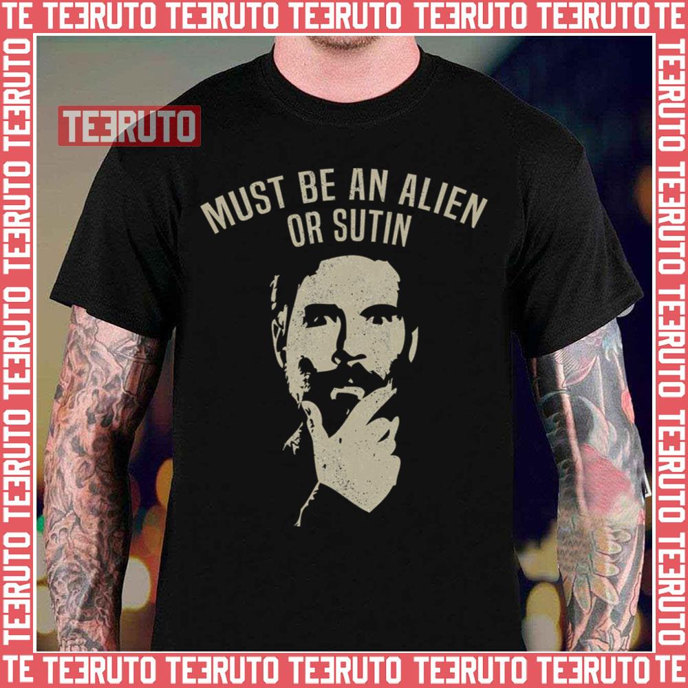 Alien Or Sutin Adam Buxton Distressed Design Unisex T-Shirt
