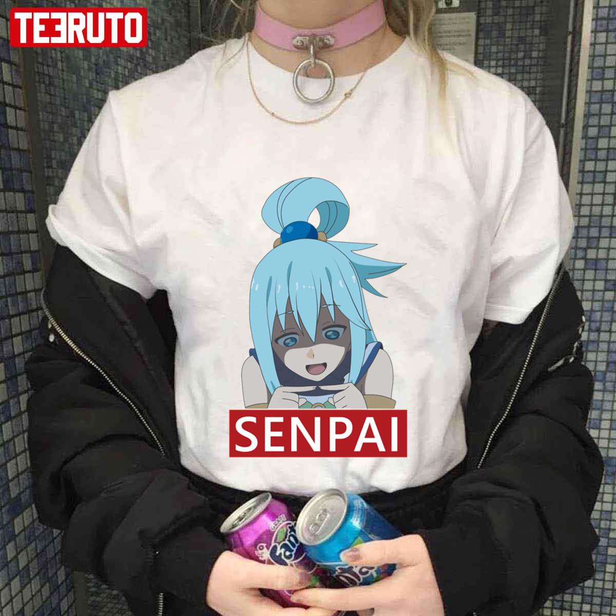 Aqua Konosuba Senpai Unisex T-shirt