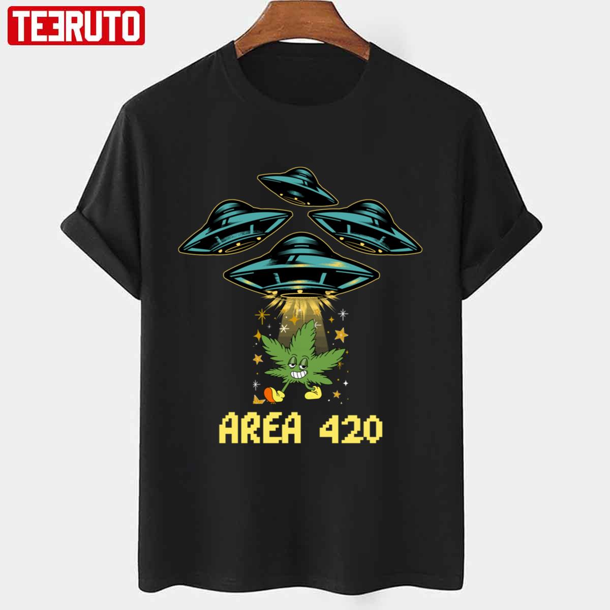 Area 420 Happy 420 Design Unisex T-shirt