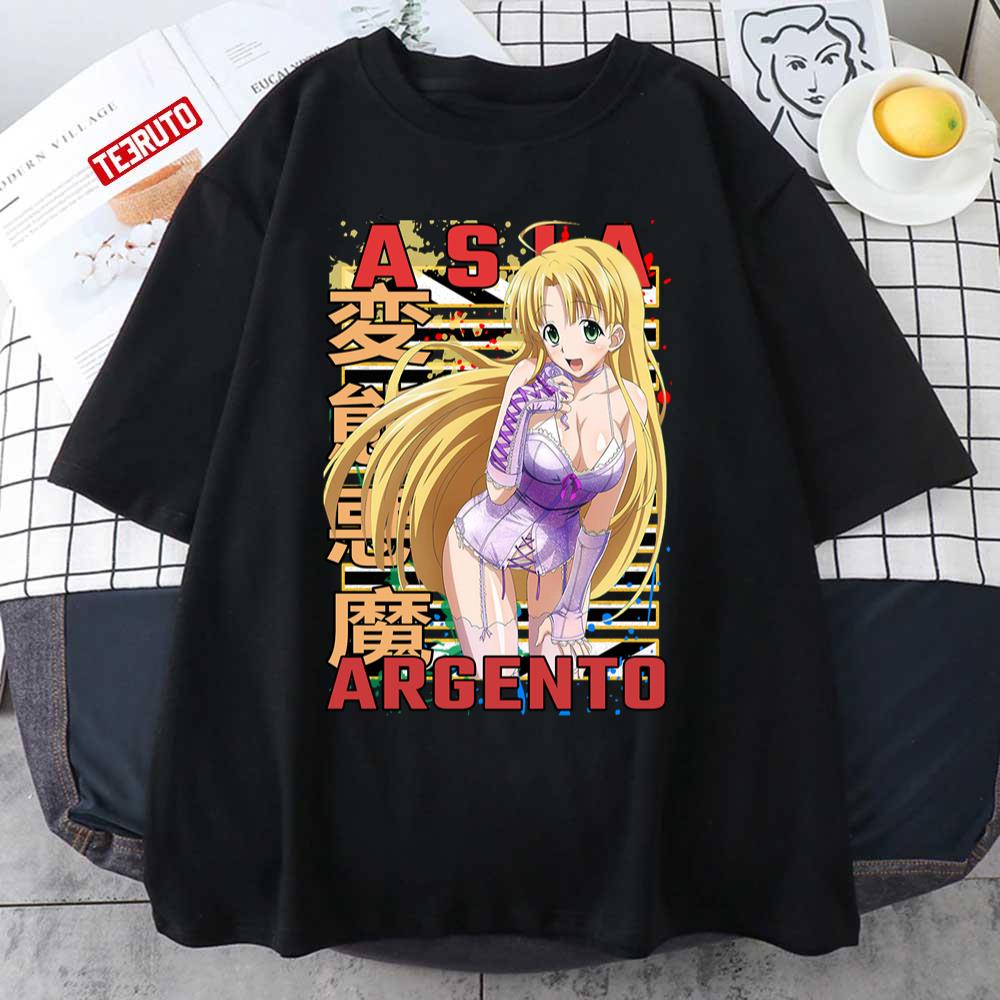 Asia Argento High School Dxd Dxd Sexy Girl Urban Anime Manga Design Unisex T-shirt