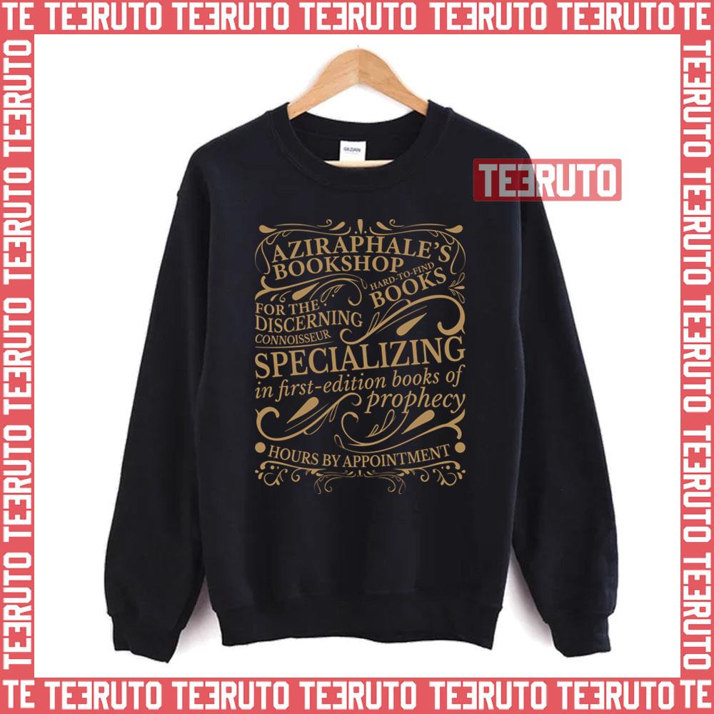 Aziraphale’s Bookshop Good Omens Unisex Sweatshirt