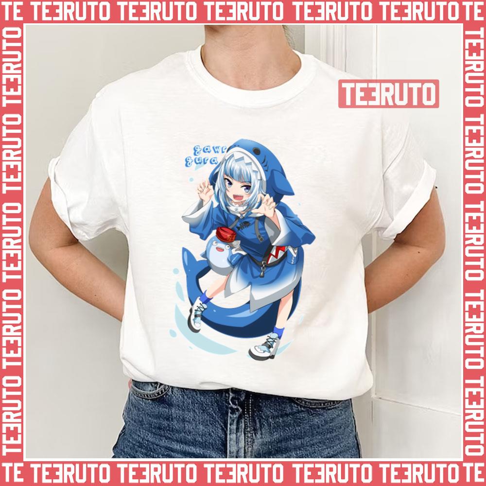 Baby Girl En Gawr Gura Shark Hololive Unisex T-Shirt