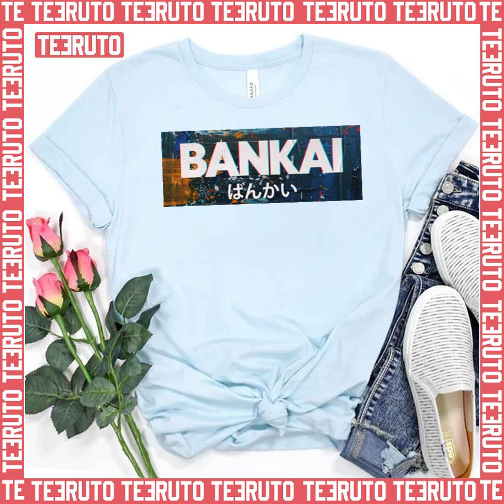 Bankai Distressed Design Bleach Anime Unisex T-Shirt